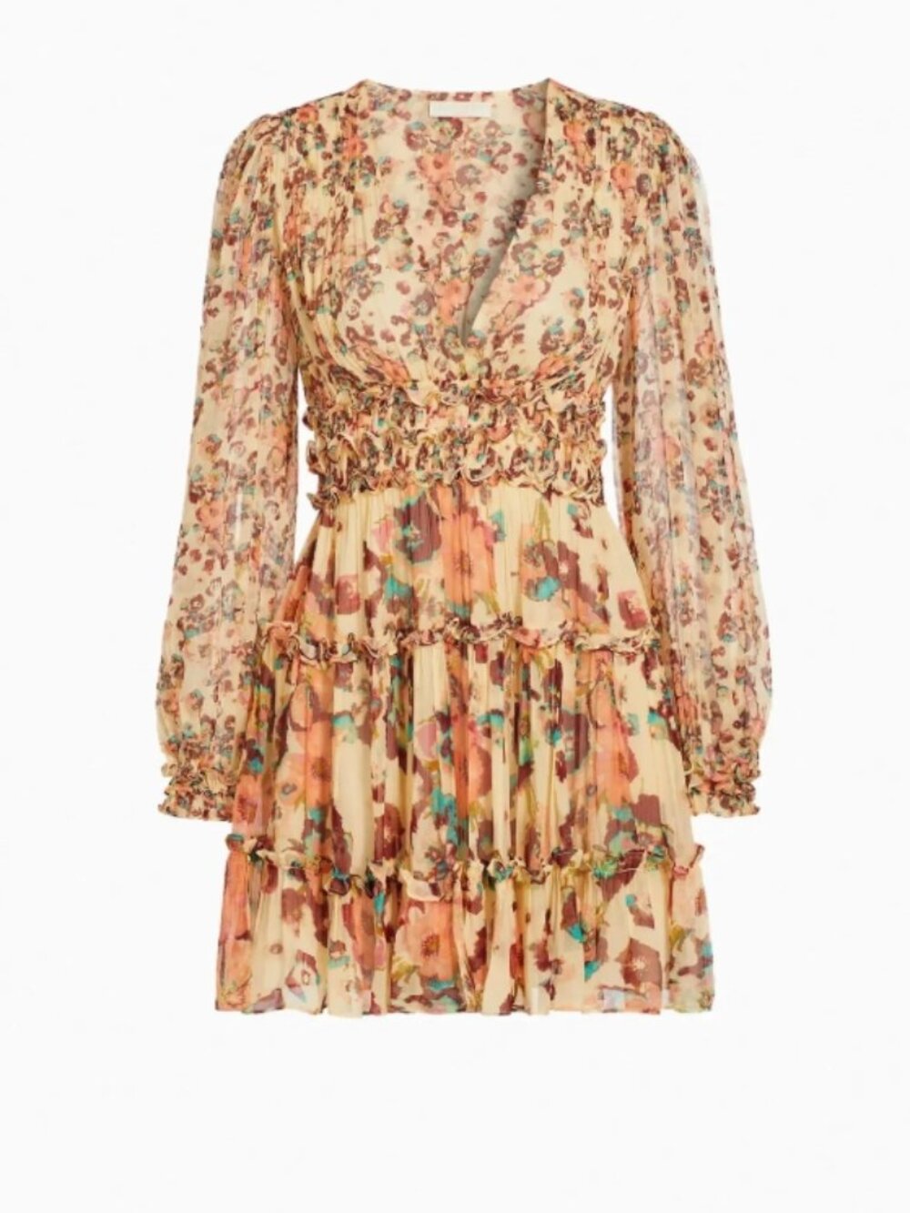 NWT ULLA JOHNSON Lya Silk Mini Dress in Camellia XXS $690